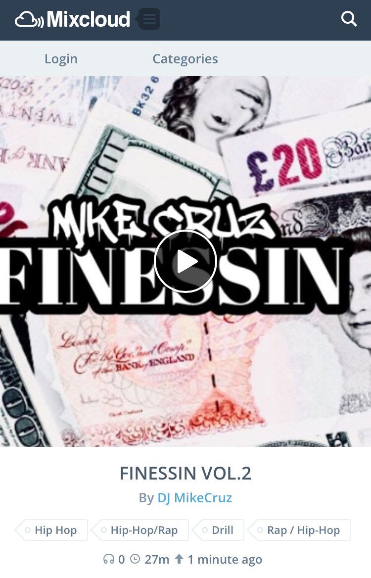 OUT NOW ON <a href="/mixcloud/">Mixcloud</a> 
mixcloud.com/dj_mikecruz/fi…