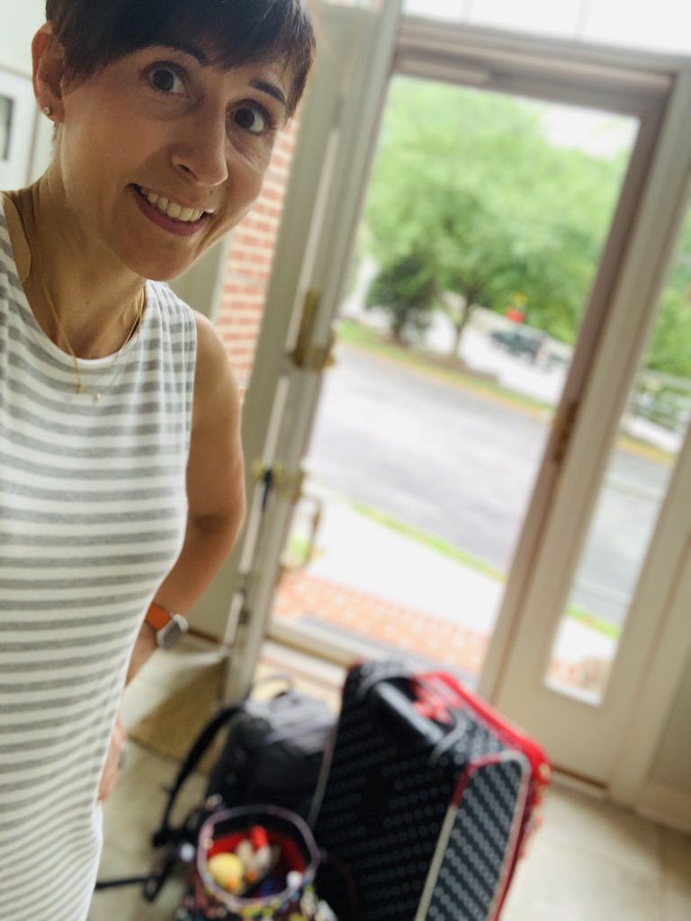 DocLauraLawler's tweet photo. @LisaCostelloWV Yay! I was wondering if you’d be there, because I recall you have a lot going on this month!😉
I am now actually packed and awaiting @StubblefieldMD! #MamaDellNMonty ready to go too!
Excited to see my #DynamicDistrict3 friends & meet new people from D7! #AAPLeads https://t.co/V3TU3bsoax