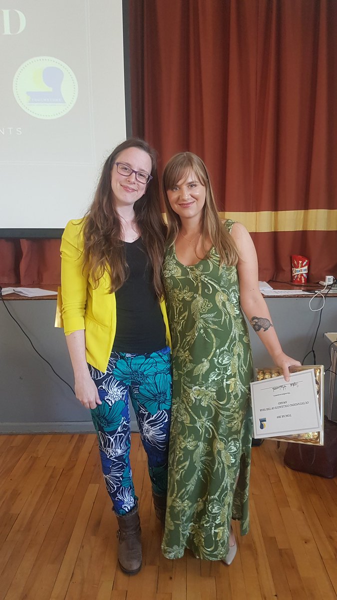 Touchstone_Spt's tweet photo. And the #OutstandingEmployee of the Year is @SophieHailwood @LandD_WY #TOSCARS #TAFTAs #celebration #Fun https://t.co/sn0QeI7gH7