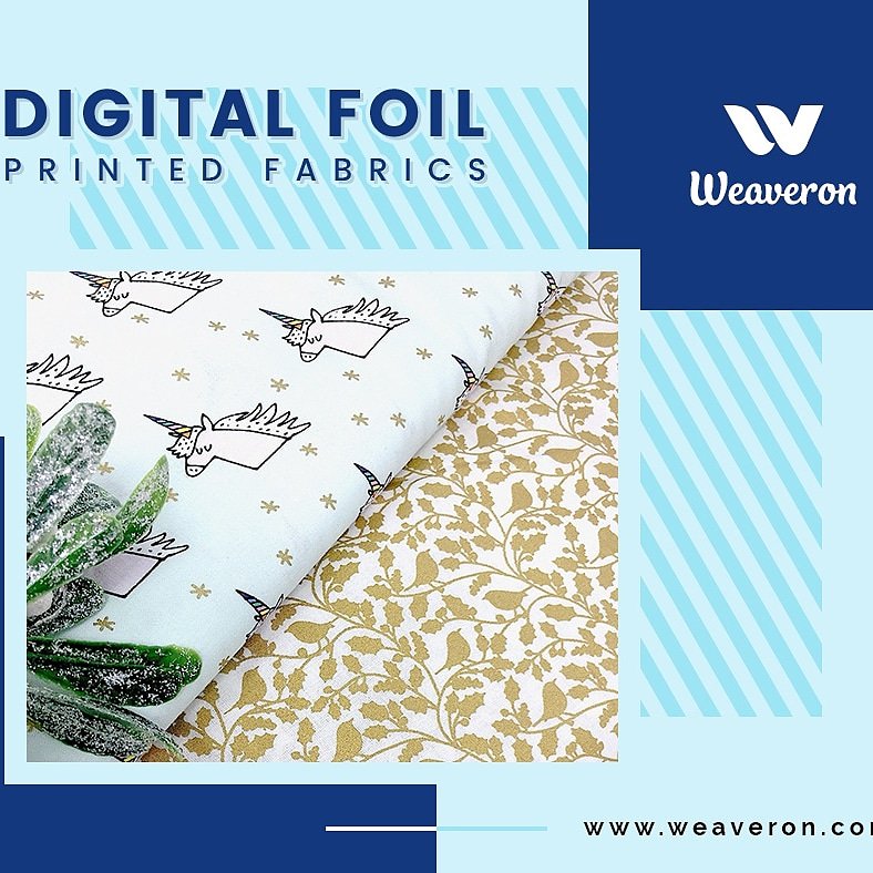 Weaverontex's tweet image. We Are Tacking Care Of Your Fashion - World With Our Latest Digital foil Printed Polyster Fabric