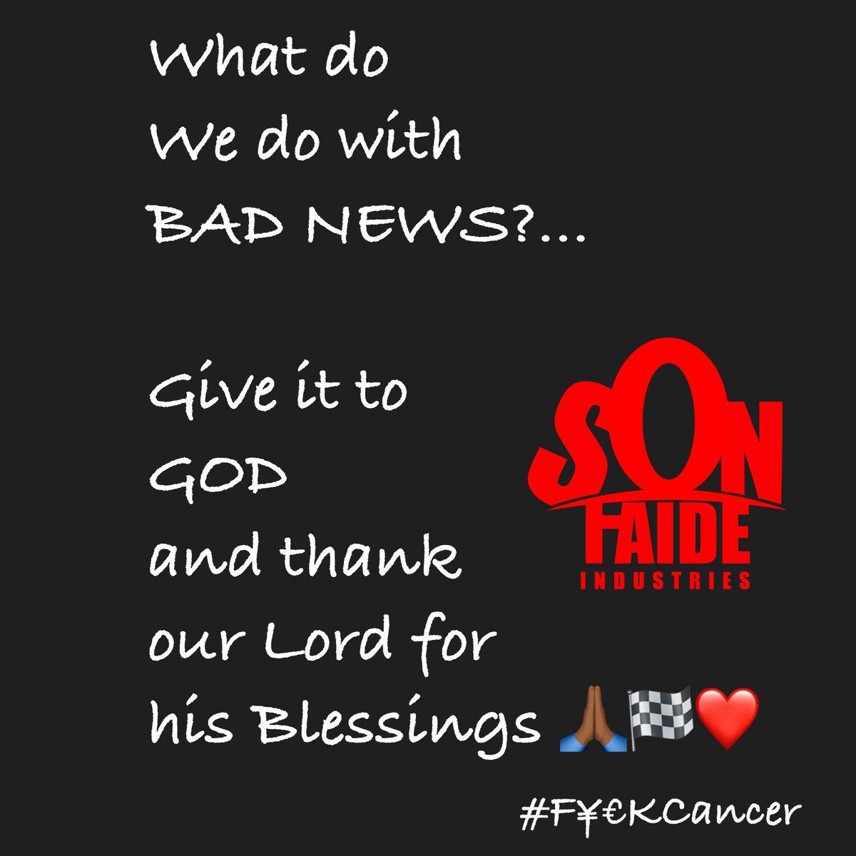 SONFAIDE's tweet image. Changing things outside of our control for the better!  #letgo #letgod #byfaith #inspiration #motivation #picoftheday