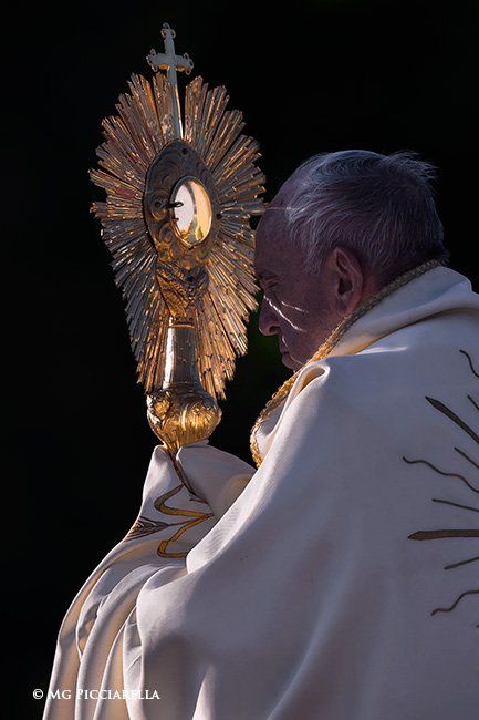Arguments's tweet photo. "Dios se propone, no se impone; ilumina, pero no deslumbra", Francisco. 

📸 @mgpicciarella https://t.co/6IbdQVFIKW