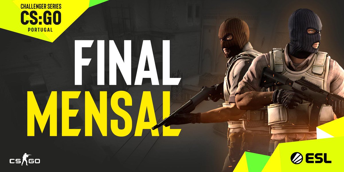 ESLPT's tweet photo. 🔥 Final mensal #CSGO Challenger Series no domingo às 17h com transmissão em direto na Twitch e 600€ em prémios. Não percas!

➡ https://t.co/PeVT84DwGY
🎙@rnwoficial | @JoaoMarques_90 https://t.co/Rai645iwV3