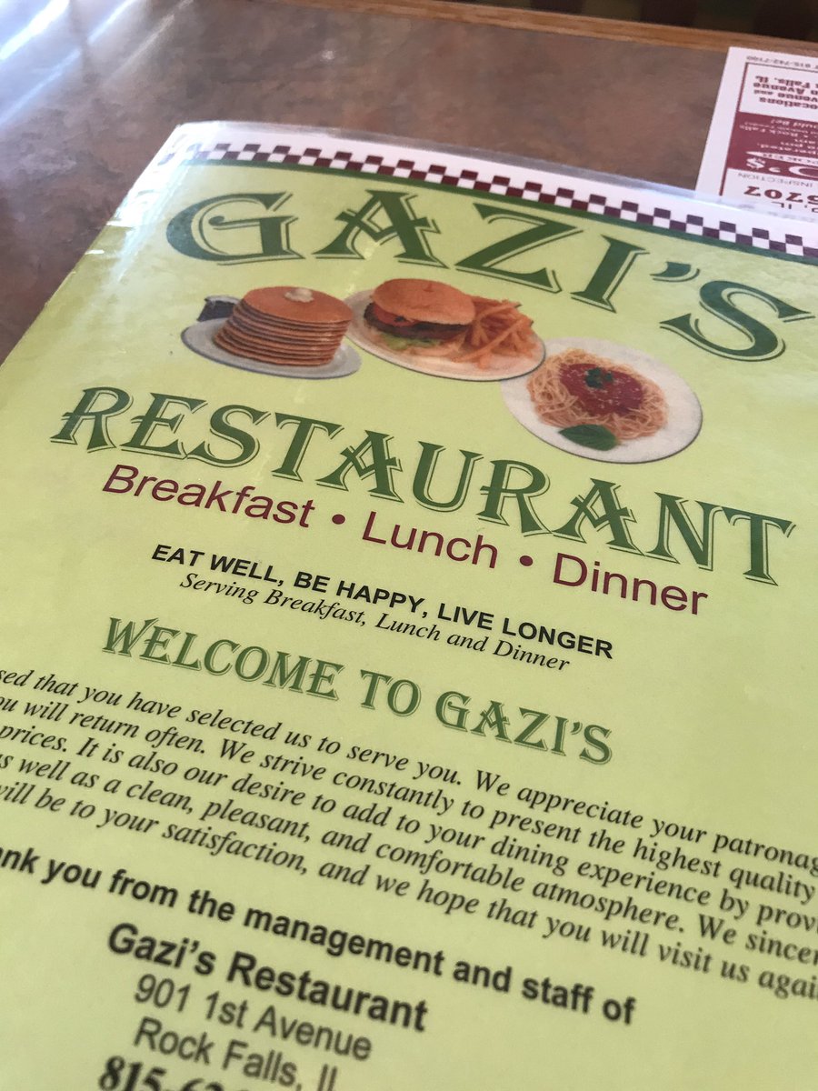 Starting the week long diner and distillery tour! Missing my compatriots <a href="/BoutiqueyDave/">Dave Worthington 🥃💙</a> @AtomBrands_Nel hangin’ at Gazi’s in Rock Falls IL