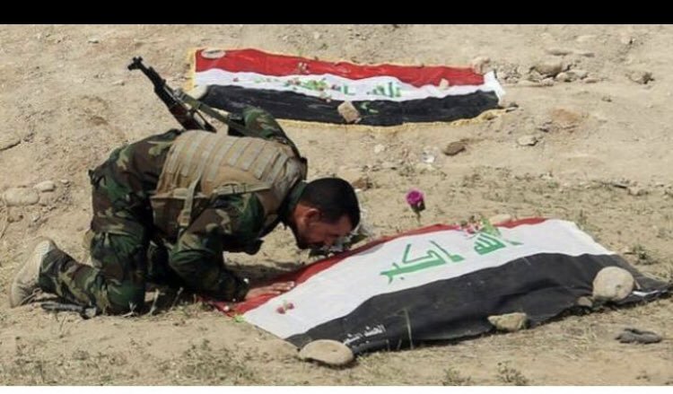 عندما تسيرون في أرض (العراق)سيروا بهدوء لأن دفن تحتها من لايستحقون الموت لكن 
ضحوا  بأرواحهم من أجلكم !
        #ليلة_الشهداء