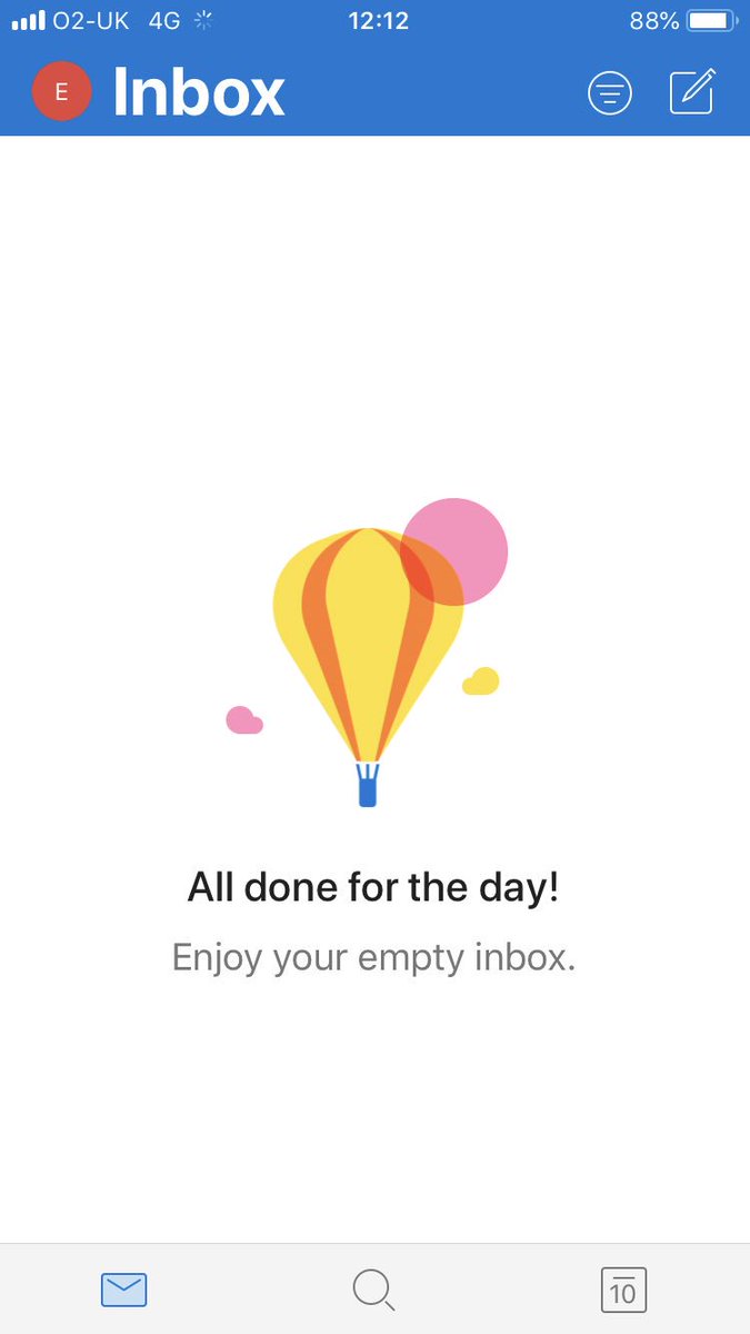 cclincsscouts's tweet image. Am I the only one who panics rather than relaxes when this pops up? I know there are lots of emails to action still ... where have they gone? 😱
#emptymailbox #notenjoyingit