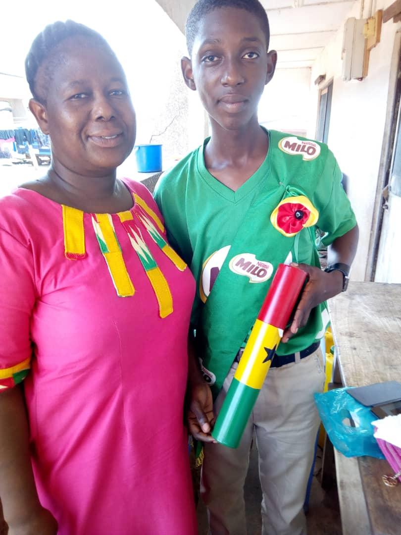 awere_jnr's tweet photo. Jimmy Newton! 
Boy made mama proud.
#NSMQ19 
#NSMQ2019Finals https://t.co/IJuJy60tUU