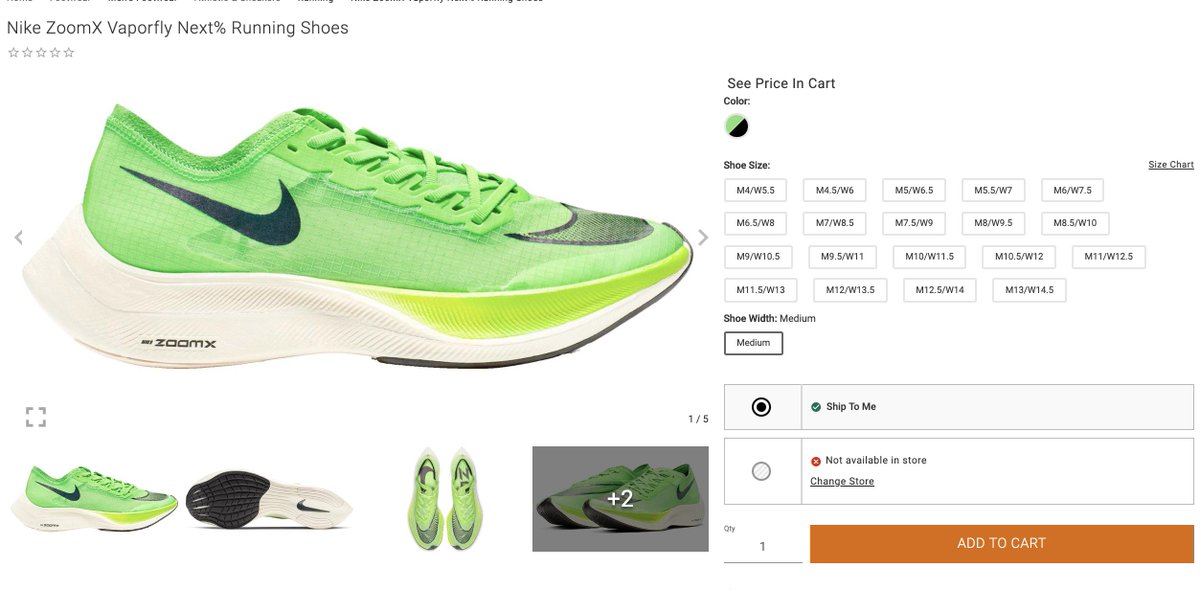 SOLELINKS's tweet image. Ad: LIVE via DSG
Nike ZoomX Vaporfly Next% 'Electric Green'
=&amp;gt; bit.ly/2G9ffT6
=&amp;gt;