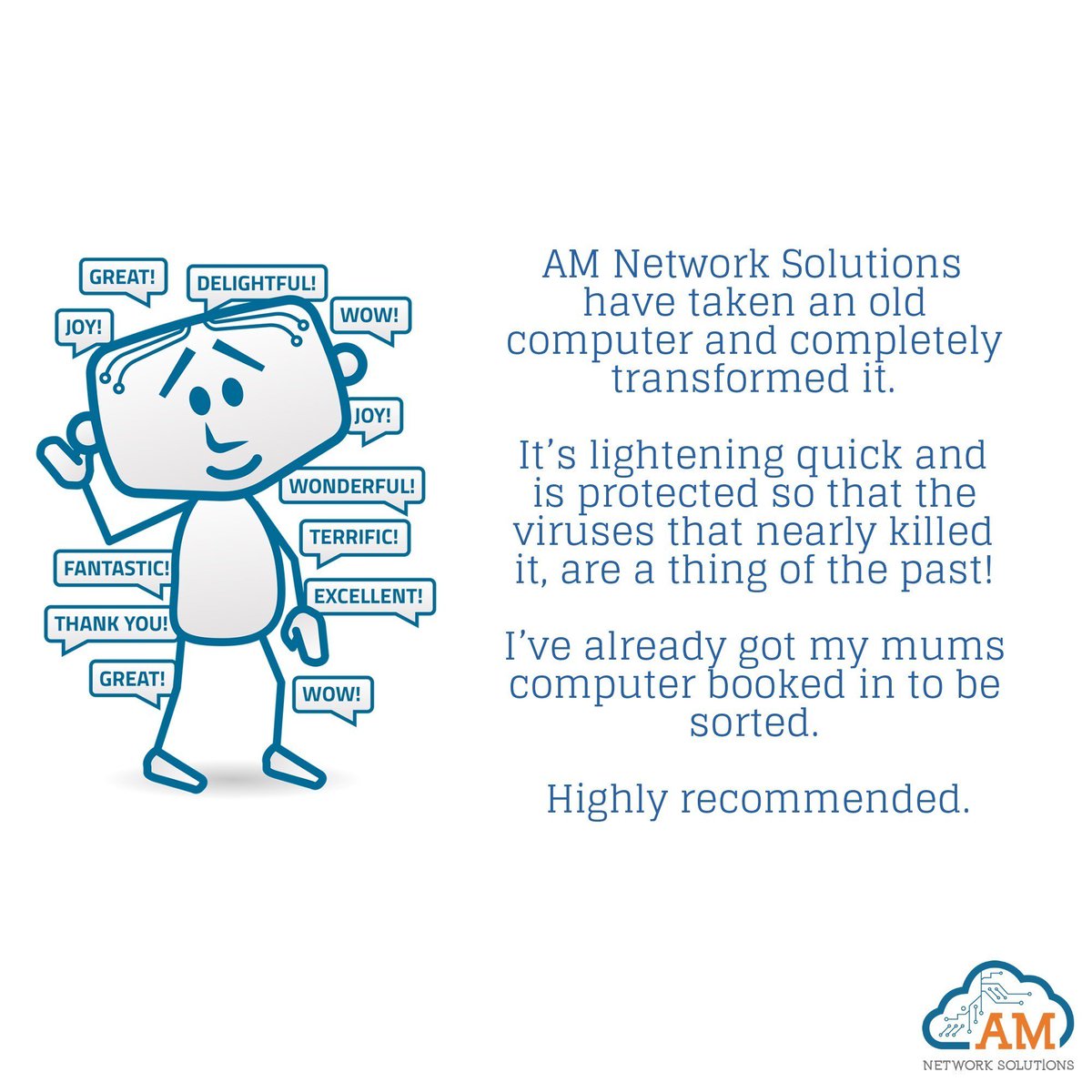 AM_NetSolutions's tweet image. If your laptop or computer needs a new lease of life let us have a look at it before you throw it out.
We can restore your old hardware and software and make it all shiny and new.
💻 Applying IQ to IT 💻
#thursdaytestimonial 
wu.to/zEOegm