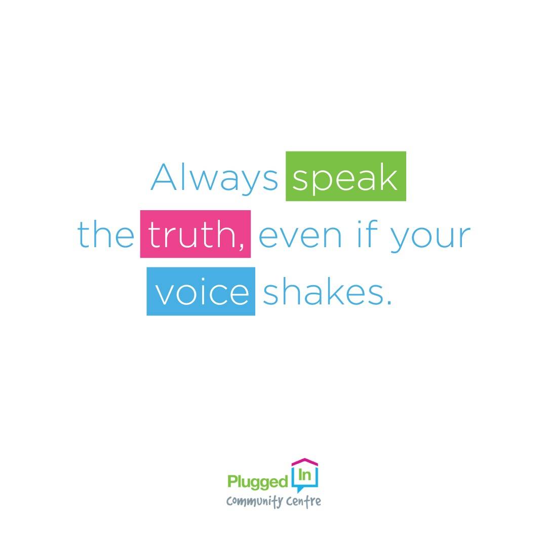 PluggedInCC's tweet image. The truth is what brings necessary change to the world.

#PluggedIn #Speak #Truth