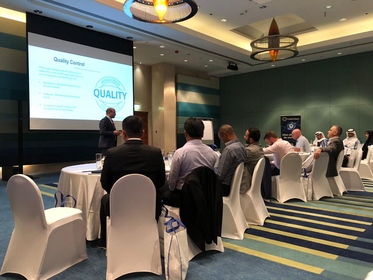 agilitygrid's tweet photo. Thanks to our partners IndigoVision for a great Roadshow this week Jumeirah Beach Hotel  #securitysolutions #surveillance https://t.co/33HYKMgoJP