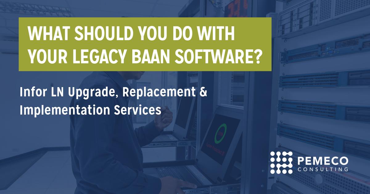 ▫️ Is your business suffering because of your legacy Baan system?
▫️ Are you craving a modern system with better projects, quality, planning, manufacturing, and distribution functionality?
At Pemeco, we'll deliver your project successfully.
Learn more: pemeco.com/baan/