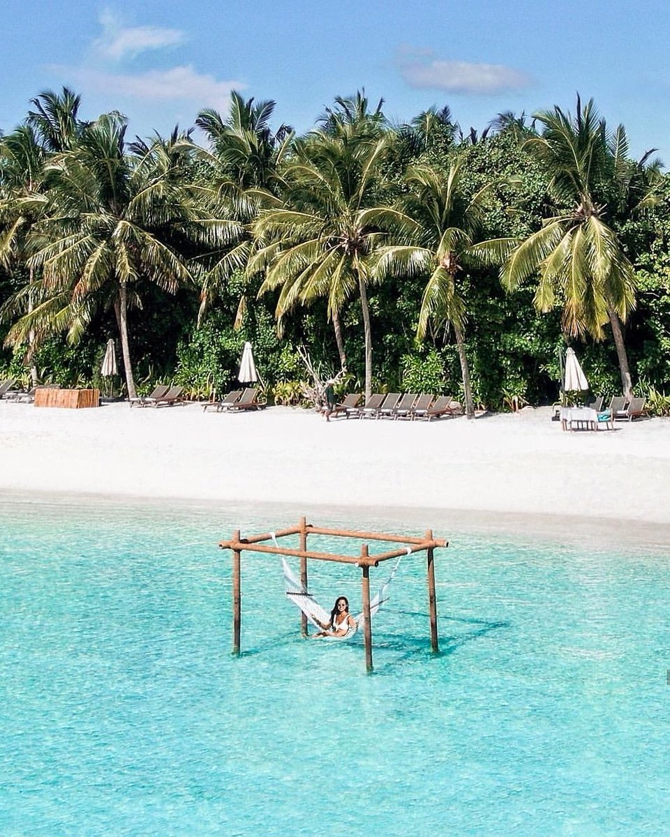 Azureswimwear's tweet photo. Sittin' pretty in paradise 💦 #maldives #paradise #ayadamaldives 📷: @Michutravel https://t.co/zsNXBqfzXj
