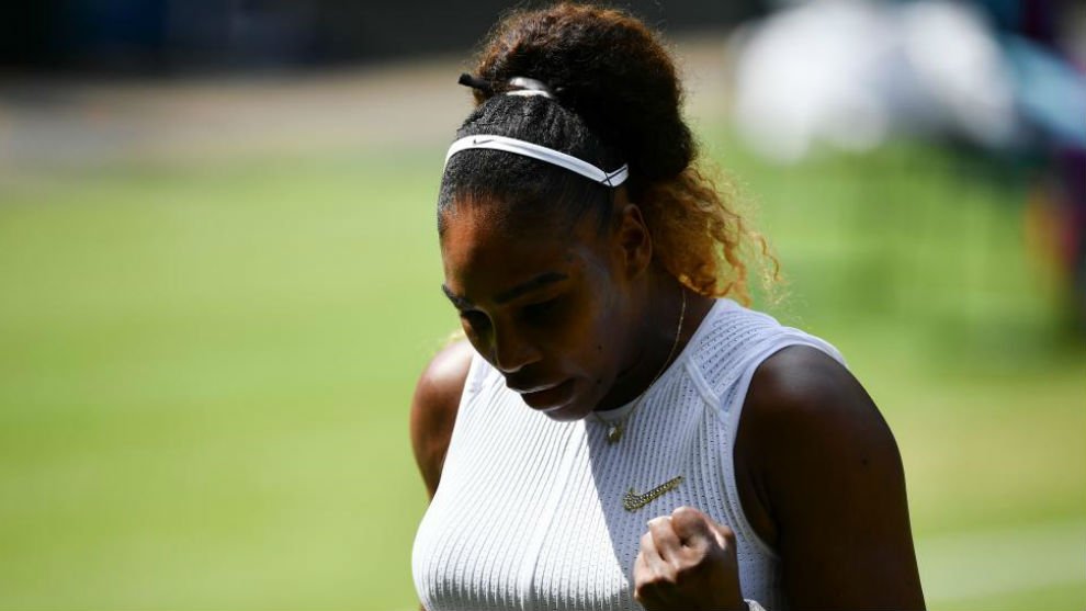 Serena Williams, en Wimbledon.