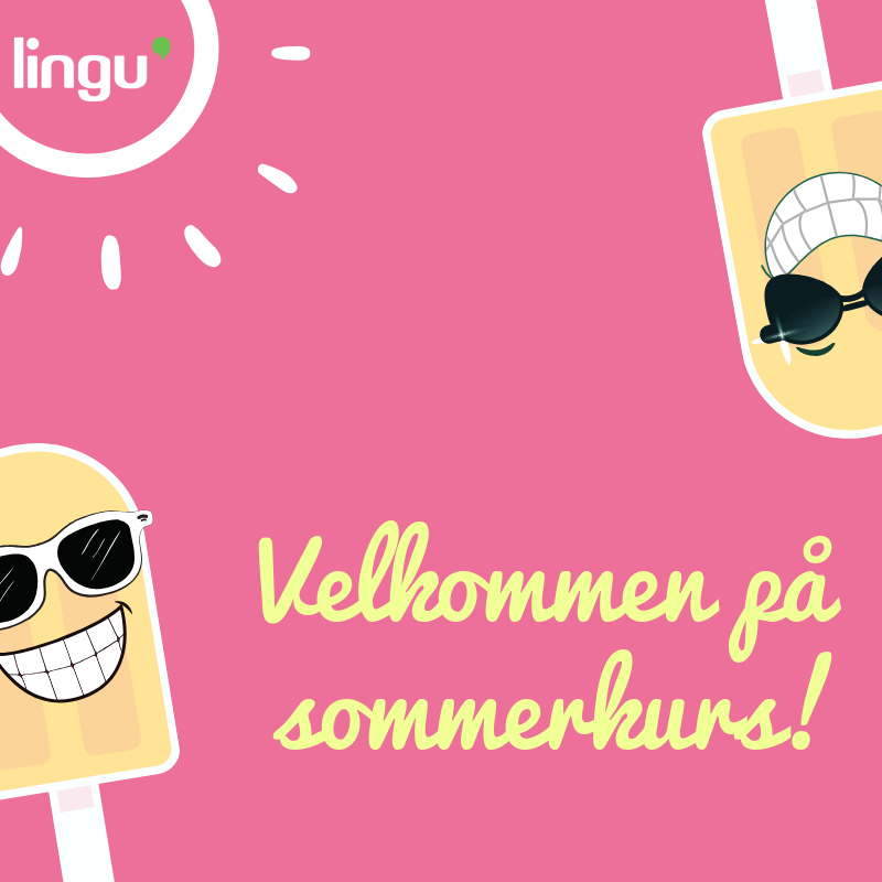 To all our new students lately: "Velkommen på sommerkurs!" ☀️

We promise we'll do our best to give you a summer filled with laughter, learning, ice-cream and new friends! 😍🍧🤩