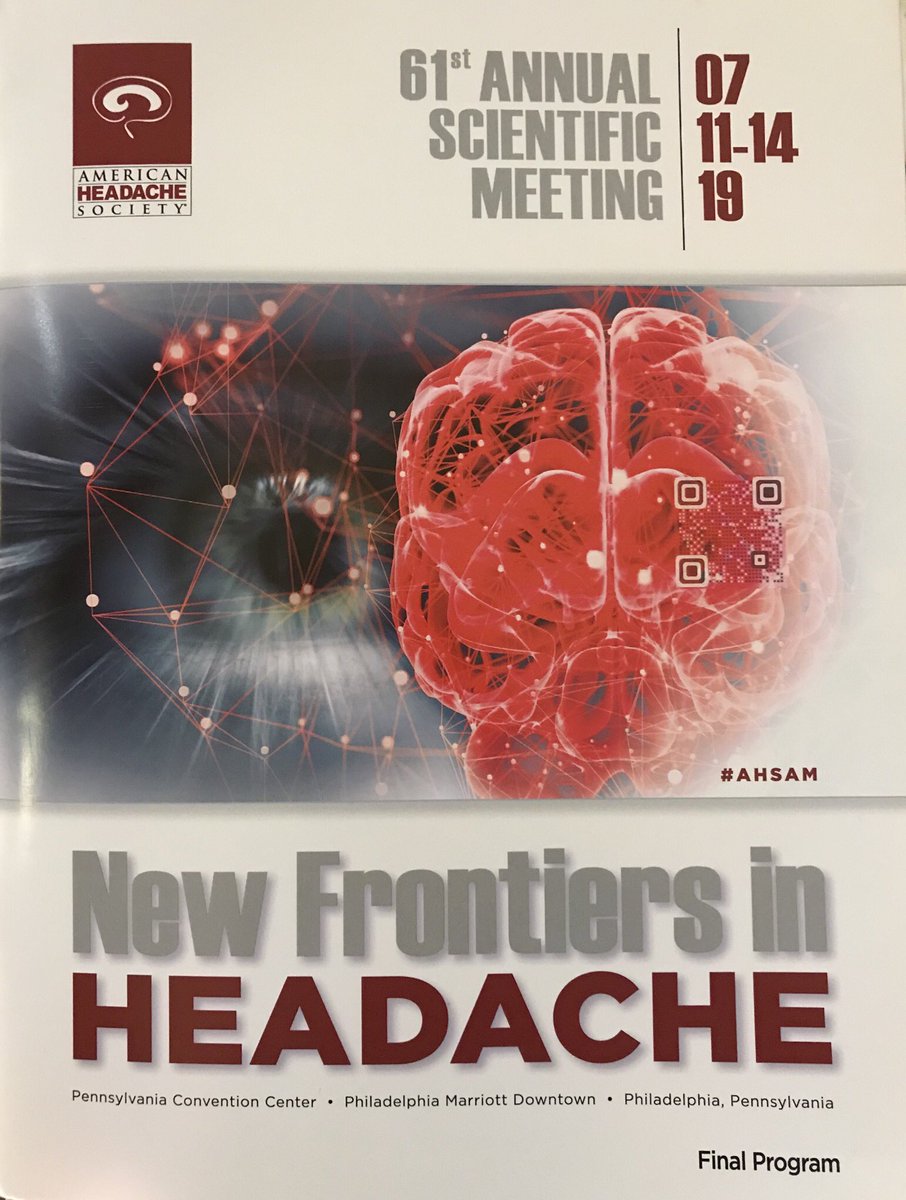 stephanieJnahas's tweet photo. Follow #AHSAM for all the latest and greatest @science on #headache #migraine #cluster and more!
@ahsheadache https://t.co/YYfgk59Nq2
