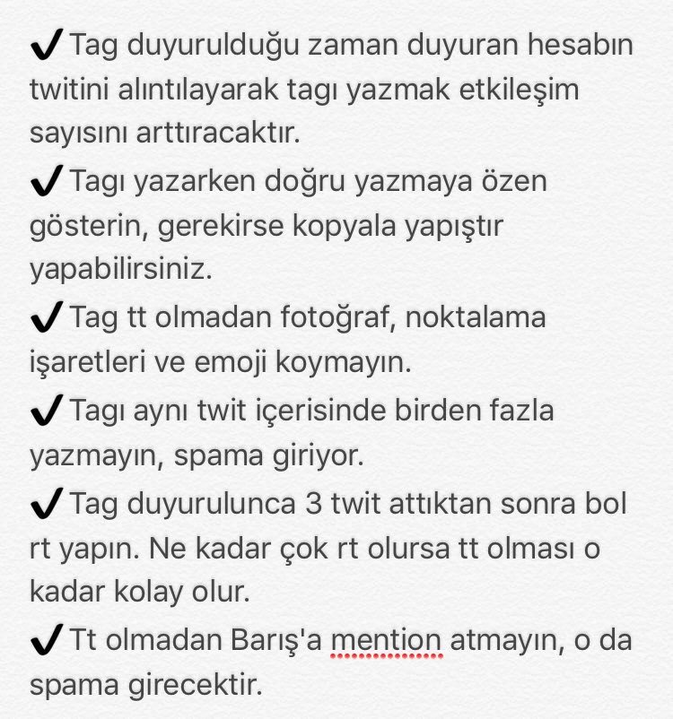 Akşam yapacağımız etkinlik öncesinde tt kurallarını hatırlayalım 📣 #BarışArduç #BİAF