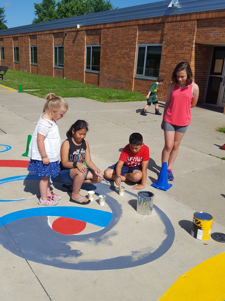 Group effort! <a href="/RPSGage/">Gage Elementary</a> <a href="/mrsmerrillrps/">Kara Merrill</a> <a href="/Ms_Salisbury/">Taylor Salisbury</a> "I never did this before. My paint is a snail covering to be a log." #learningisfun #summerschoolrocks <a href="/KollingAnderson/">KariKollingAnderson</a>