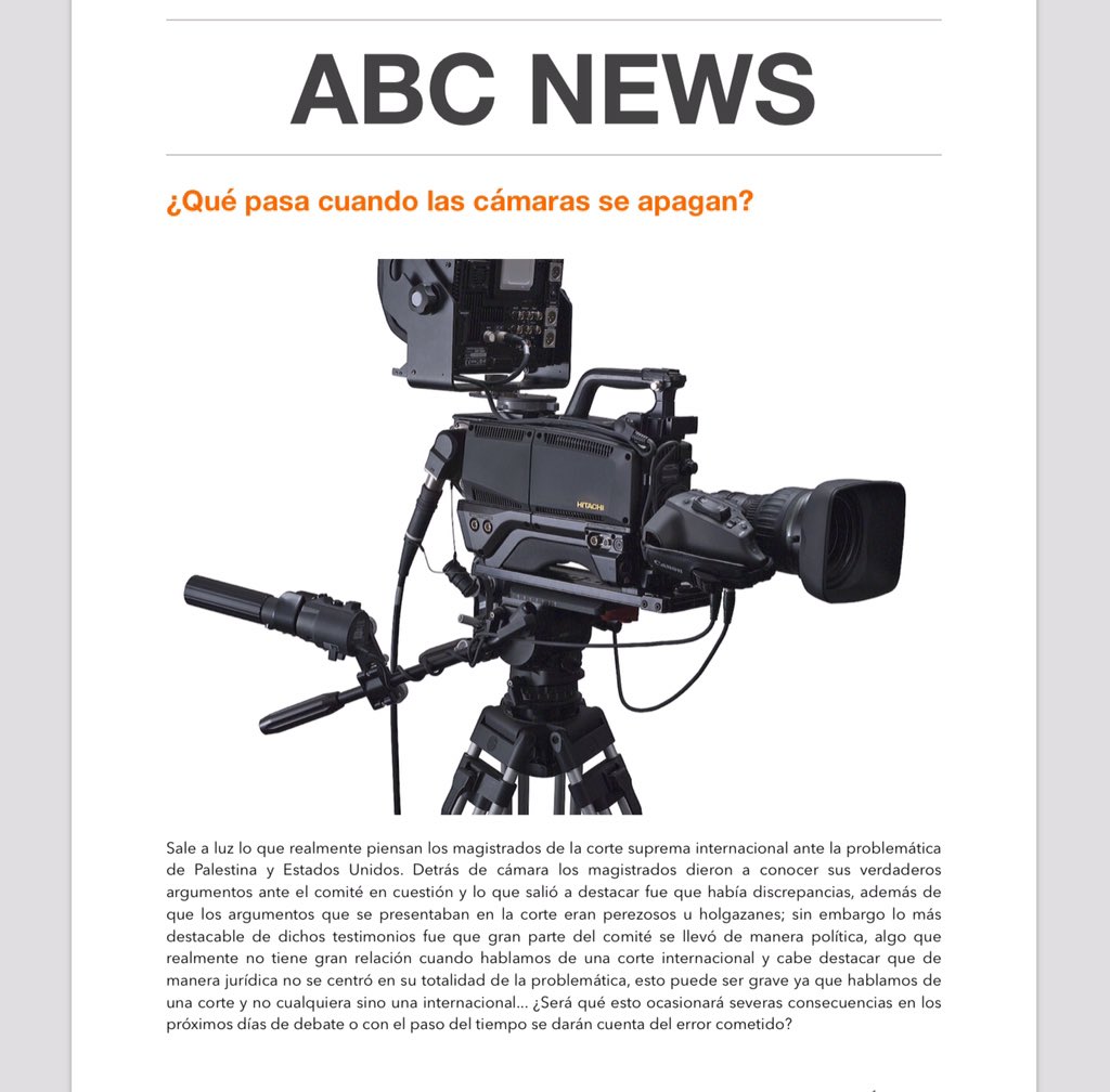 Corte internacional... detrás de cámaras!!!