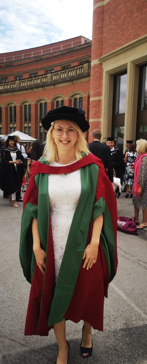 Wioleta_T's tweet image. Fantastic day at the @unibirmingham PhD graduation :)