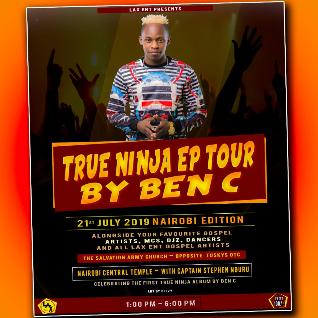iamme_254's tweet photo. So on the 21st of July our all time favourite @BenCagain will be starting his #trueninjaep tour in Nairobi at the salvation army Nairobi 
To miss is a diss to thyself https://t.co/Ri0YGJW8Nz