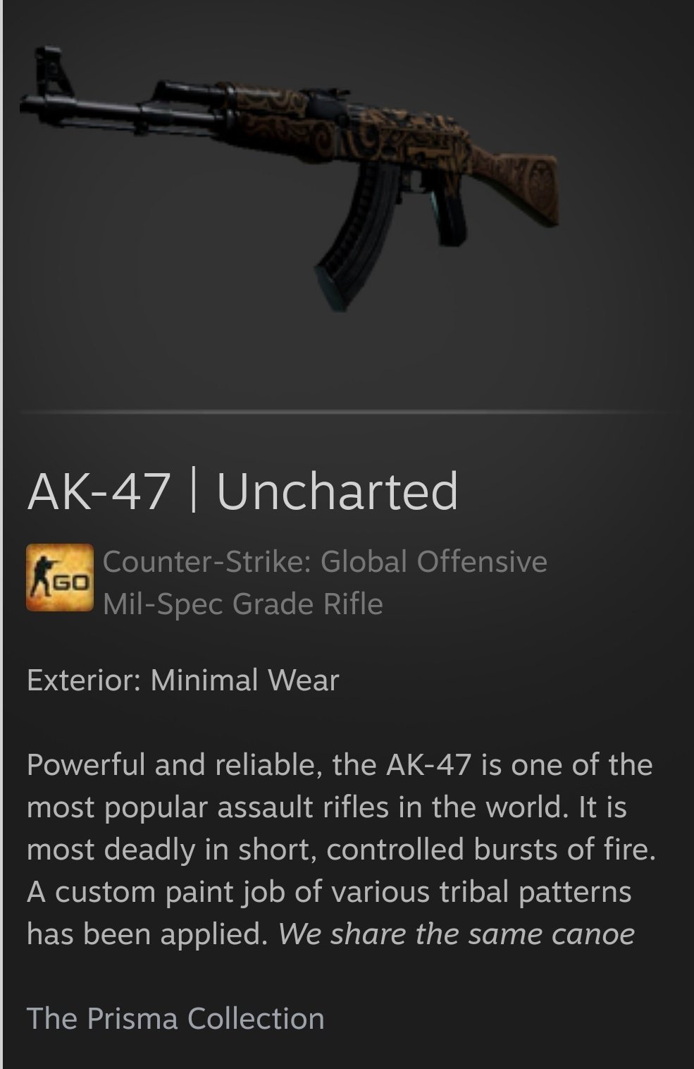 Ak 47 uncharted