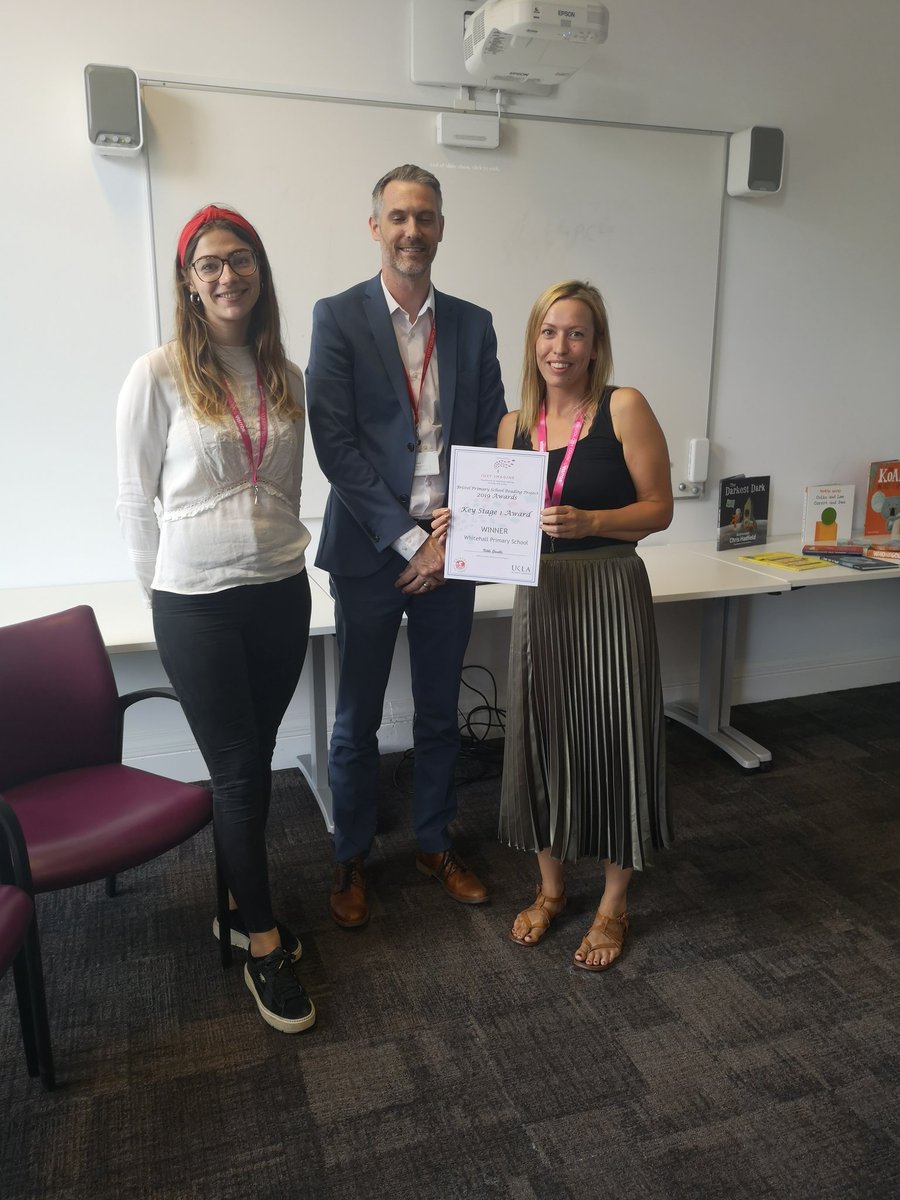 debs_miles1331's tweet photo. Congratulations to  #Whitehallprimary winners of the KS1 @BristolLearning Primary school Reading Project Awards @The_UKLA @nikkigamble #BristolReadingCity @CllrAnnaKeen https://t.co/vmRgOcBedG