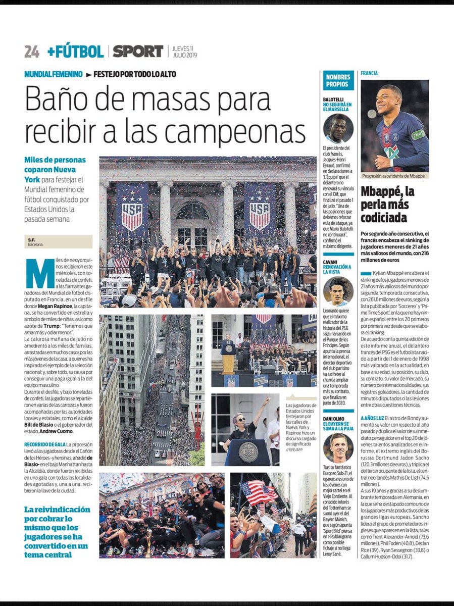 ptimesport's tweet photo. 🗞 | Gran repercusión en los medios de comunicación del @Soccerex 20 U21 by @ptimesport 2019  https://t.co/XuyT37GaOP https://t.co/BIPCybbgVB