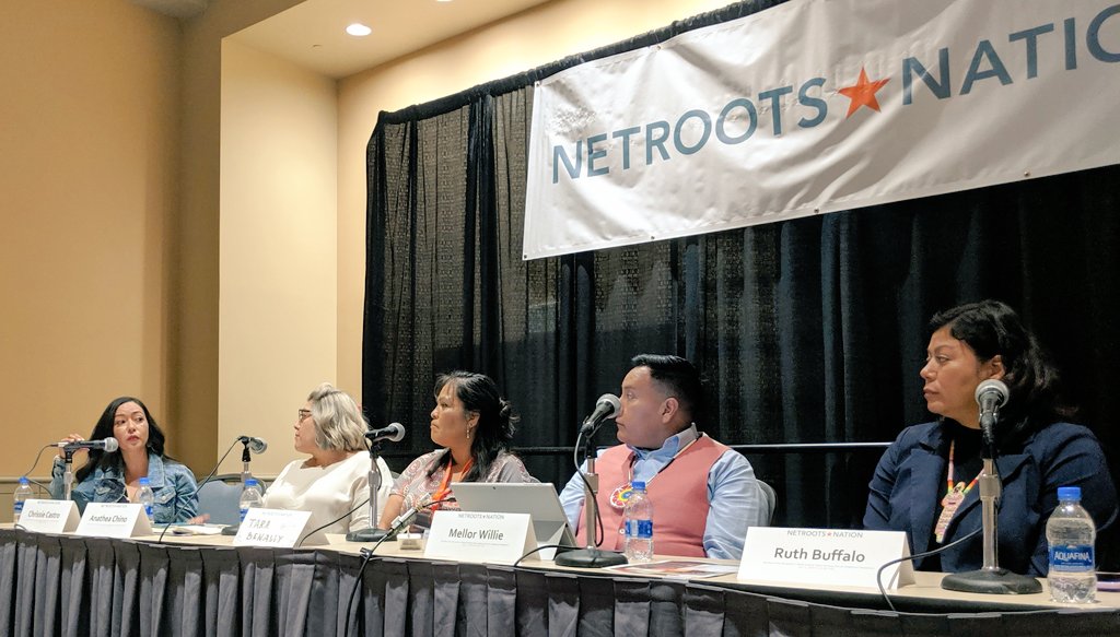 jaynieparrish's tweet image. The Role of The Movement in Native Political Power Building From An Indigenous Perspective
 @Netroots_Nation #nn19 
+ Organizing 
+ Fundraising
+ Media
+ Supporting Native Candidates 
+ Build a base &amp;amp; grow the number of Native people on campaigns &amp;amp; in politic spaces. #nativetruth