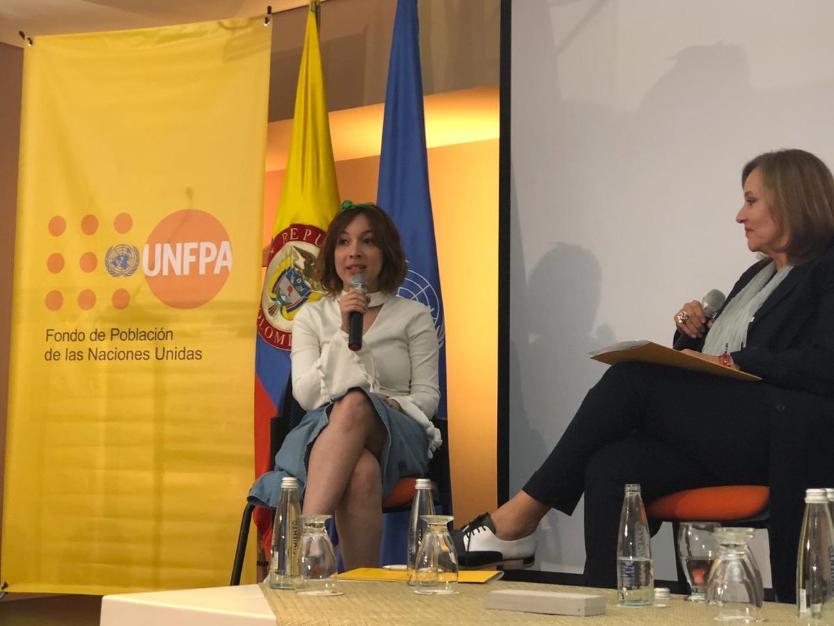 UNFPAColombia's tweet photo. 📢“El fondo de Población de las Naciones Unidas en Colombia fue el primero en creer en una apuesta como las igualadas.”🤝 .@mariangelauc
Acompáñanos en nuestra transmisión en vivo 👉🏽👉🏽 https://t.co/CwWbFou72I
#YoMeSumoDMP #DMP2019 https://t.co/RqMR0MaQfT