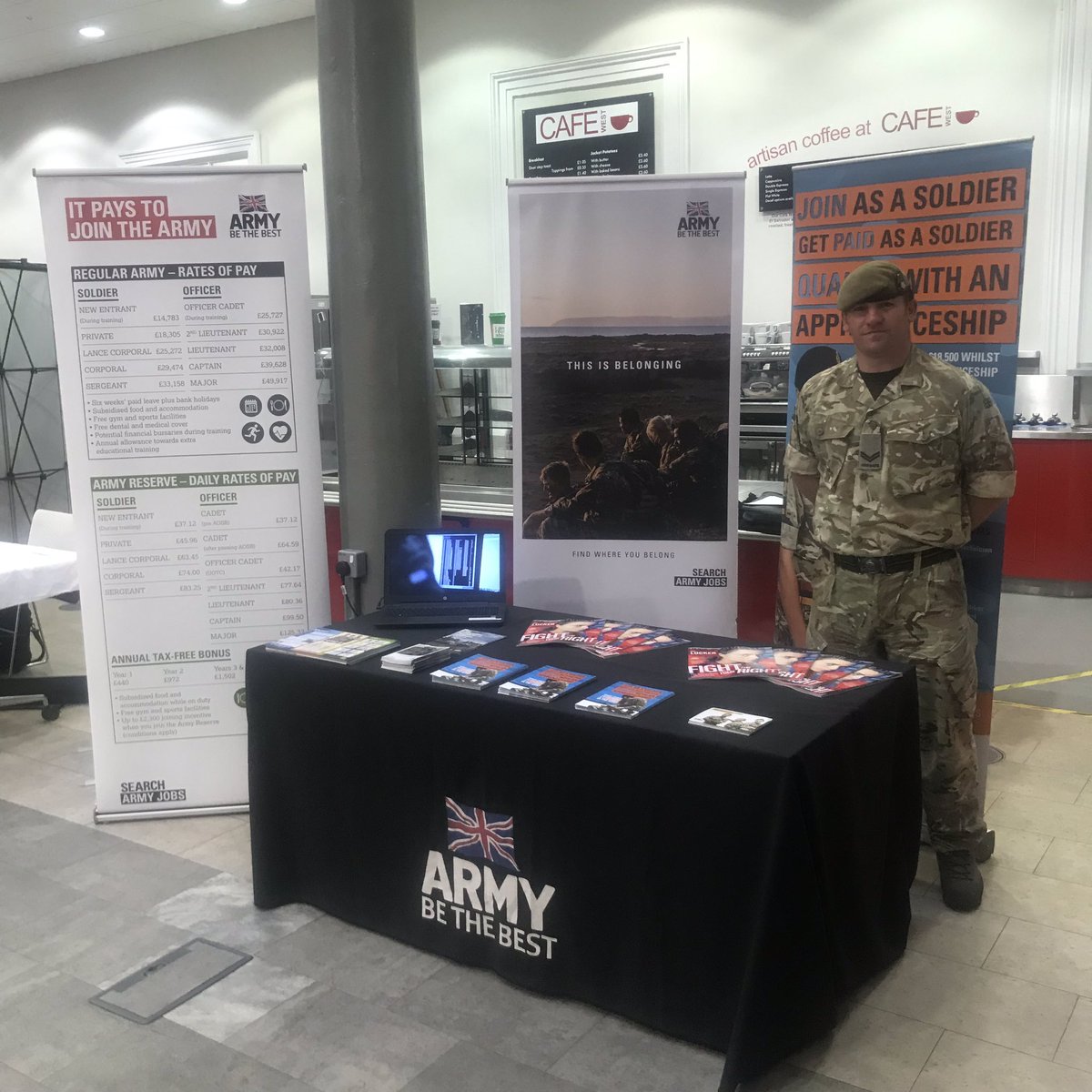 ArmyJobsYork's tweet photo. We are at the York Apprenticeship Recruitment Event 2019 in the Council’s west offices. Come have a chat about Army apprenticeships @CityofYork @yorkapprentices #ThursdayThoughts #ThursdayMotivation https://t.co/MTIGpIDHVt