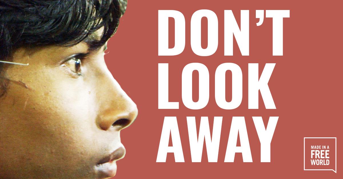 MadeInAFreeWrld's tweet image. Over 40 million people are asking us to not look away.
Ending slavery in our lifetime means that we look deep at hard things. #dontlookaway #freeworld #truthwillsetthemfree #freedom