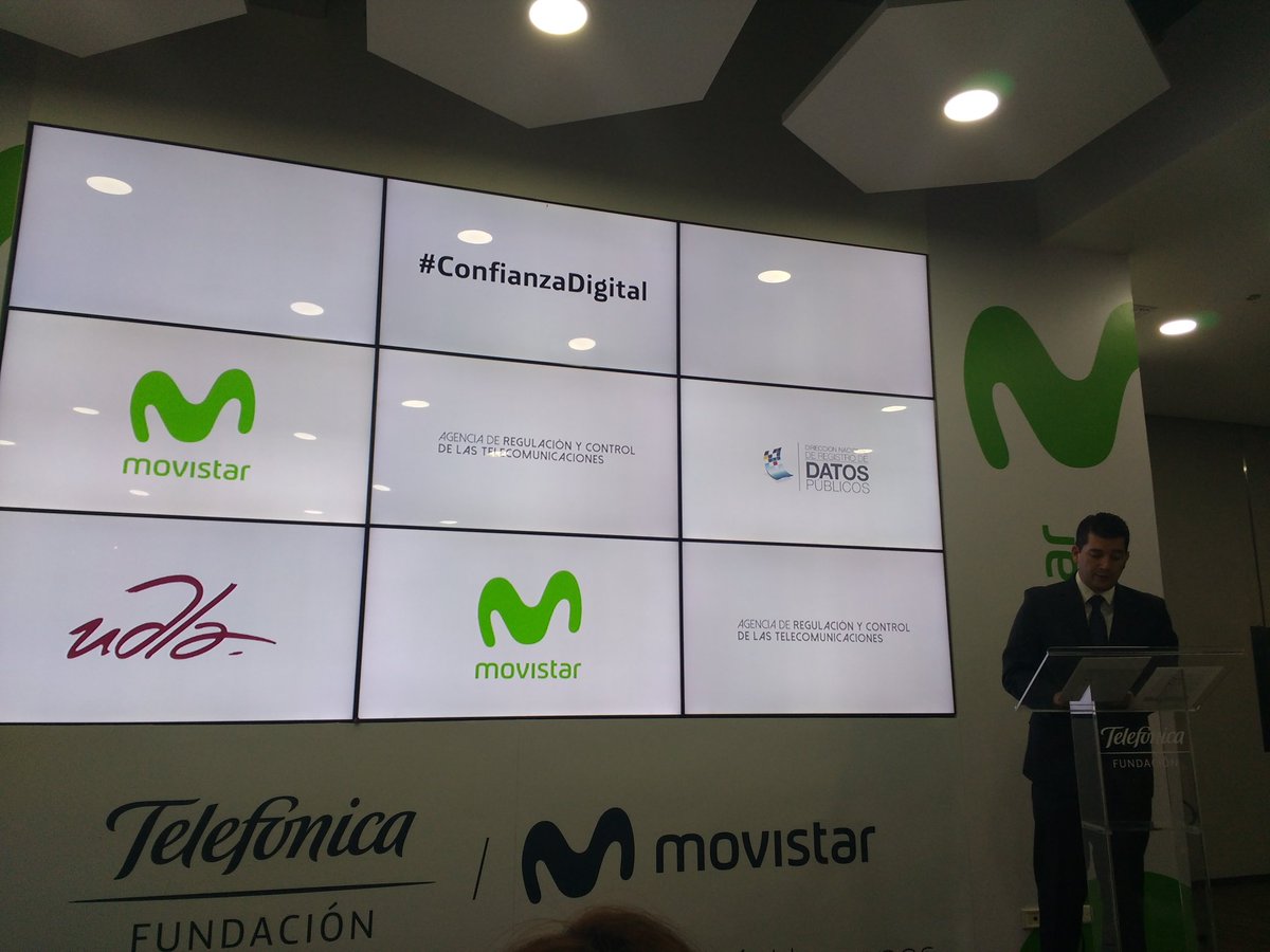 alfredovelazco's tweet photo. #ConfianzaDigital en @TelefonicaEC sobre la #ProteccionDatosEC con @MovistarEC @DINARDAP @Arcotel_ec @UDLAQuito https://t.co/ANSBgHrKNy