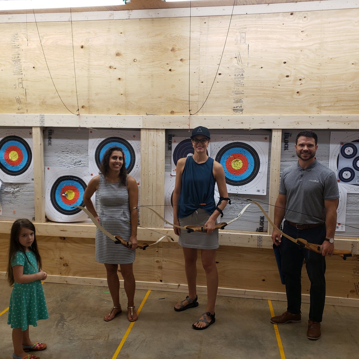 Thankful for a strong work family! (I spy a tiny Katniss and future advisor in the bottom left 😍)