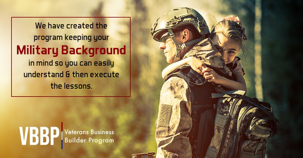 BuilderVeterans's tweet photo. We have created the program keeping your military background in mind so you can easily understand and then implement the lessons. https://t.co/3LBn4Hlu0c https://t.co/M3TQCPriIg
