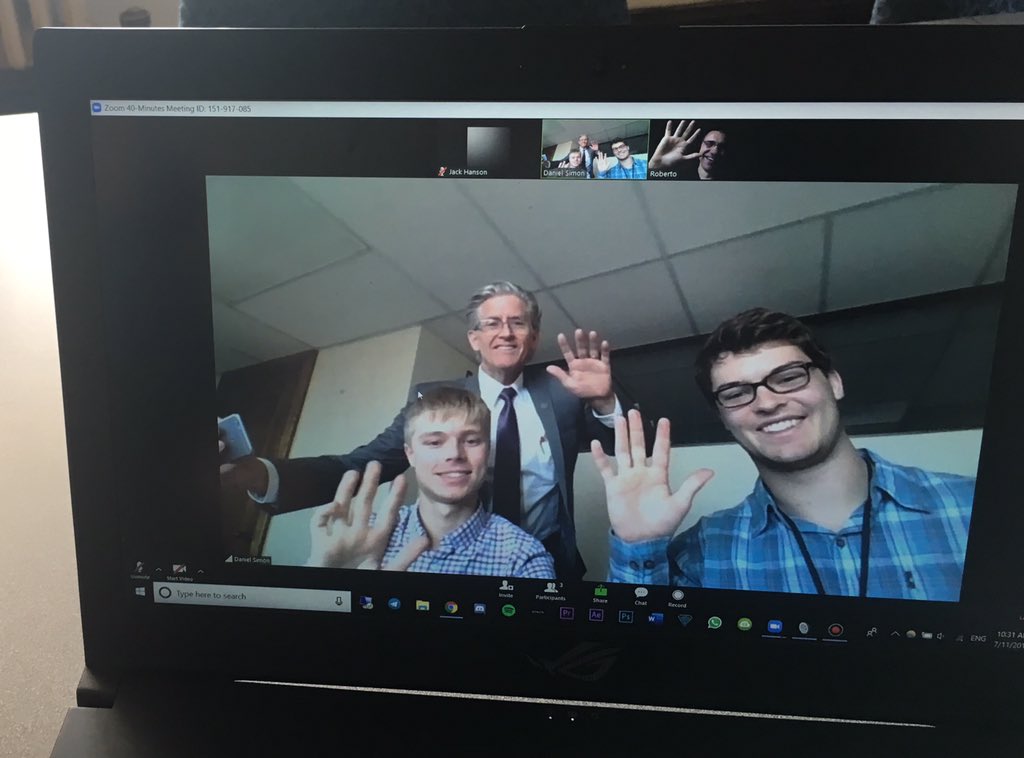 RuKCMO's tweet photo. @BobBennett_b2 @CltHeartsGb @TomEsselman @coogancarrie @Include_KC #DigitalScholars @dsimonkc @07Jack70 interviewing @robertoge for #distanceworking opportunities #hirekcyouth opportunities @KCMO https://t.co/5BAJt5lRsw