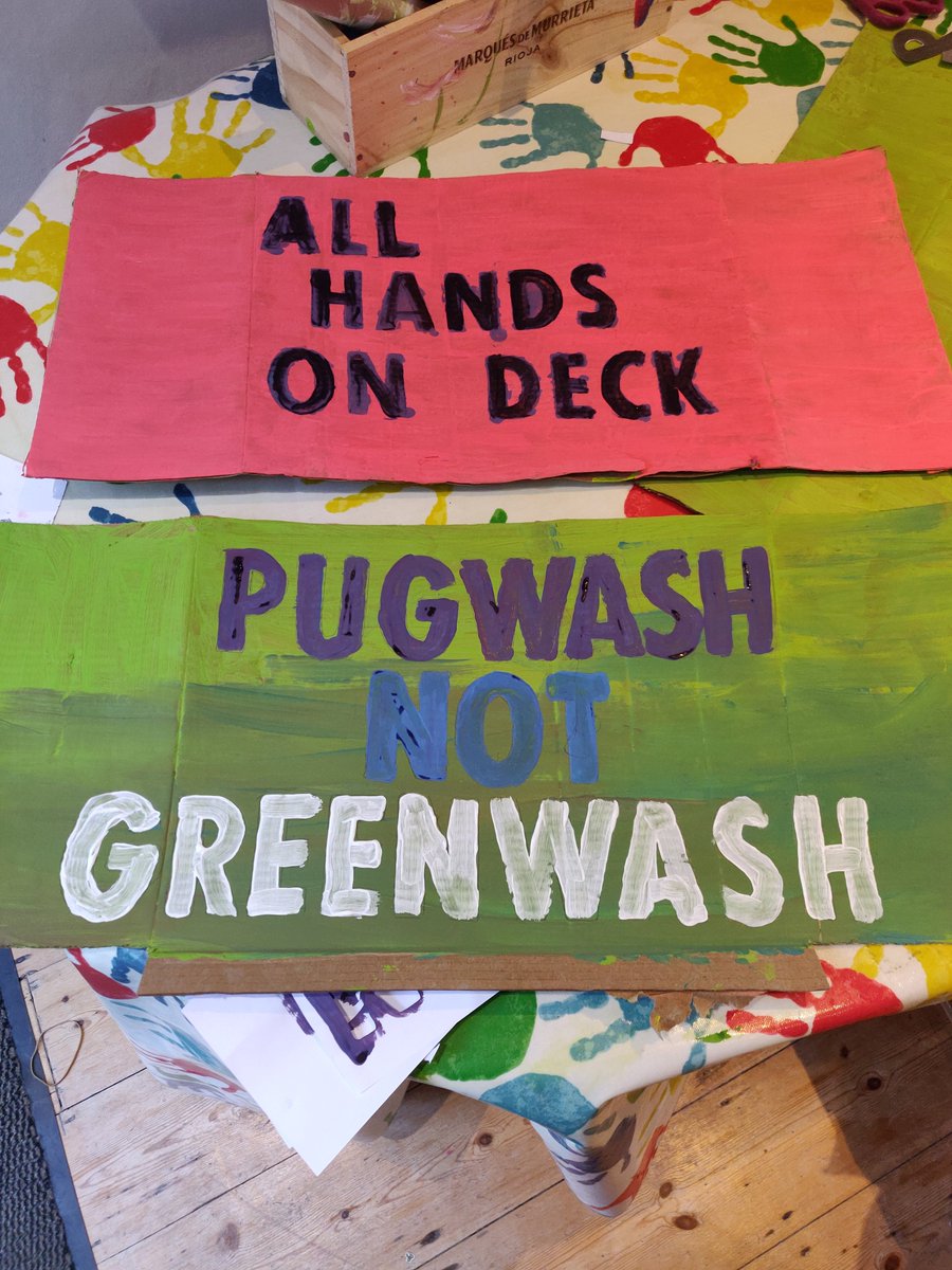 Enjoying all the preparation for our local Extinction Rebellion contribution to Hastings Pirate Day. Might be getting a bit carried away with the signs... 

If you're in the hood, details on how to join us here - xrhsl.org/events/pirate-…
#ExtinctionRebellion