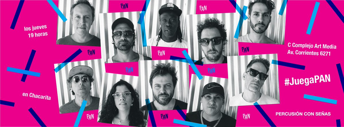 futurockOk's tweet photo. Amigues! Estamos sorteando 5 pares de entradas para ver hoy a PAN, percusión con señas, el  proyecto de @santiagoentwitt en el nuevo espacio de la capital Complejo Art Media 🥰 Dale RT y estas participando! 
En #LaHoraAnimada con @mesussa por https://t.co/GDYR6Krpbb 📻 https://t.co/ECQRh9jJug