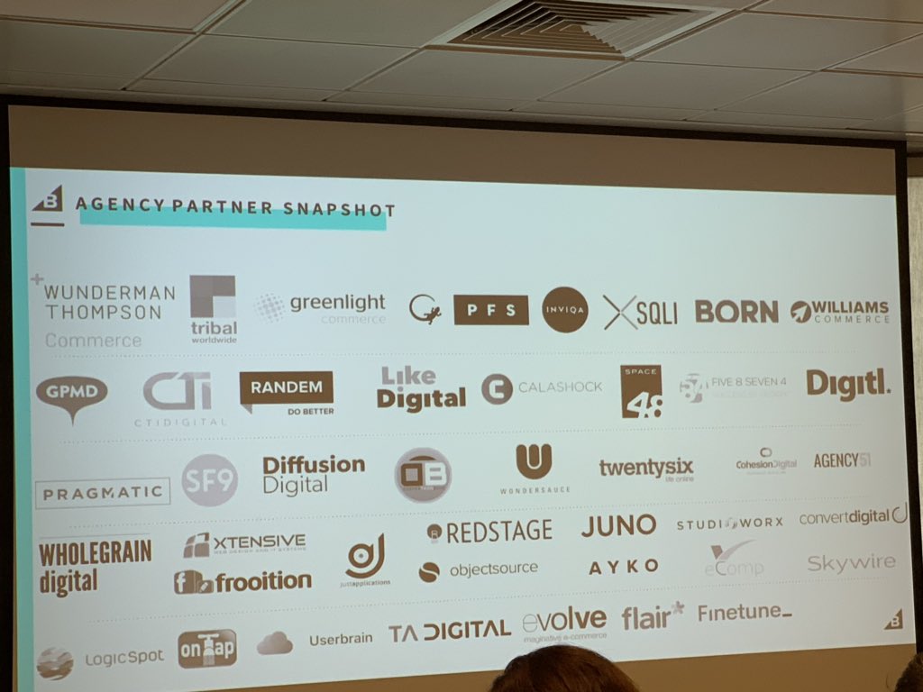 ChrisJBooker's tweet photo. Impressive progress in the last 12 months by #bigcommerce in the UK and European markets. Winning new brands and logos #saas #ecommerce #digital @BigCommerce #wearedtb #business meets #technology #partners #bcpartnersummit #bigpartnersummit https://t.co/S0dYmykfOv