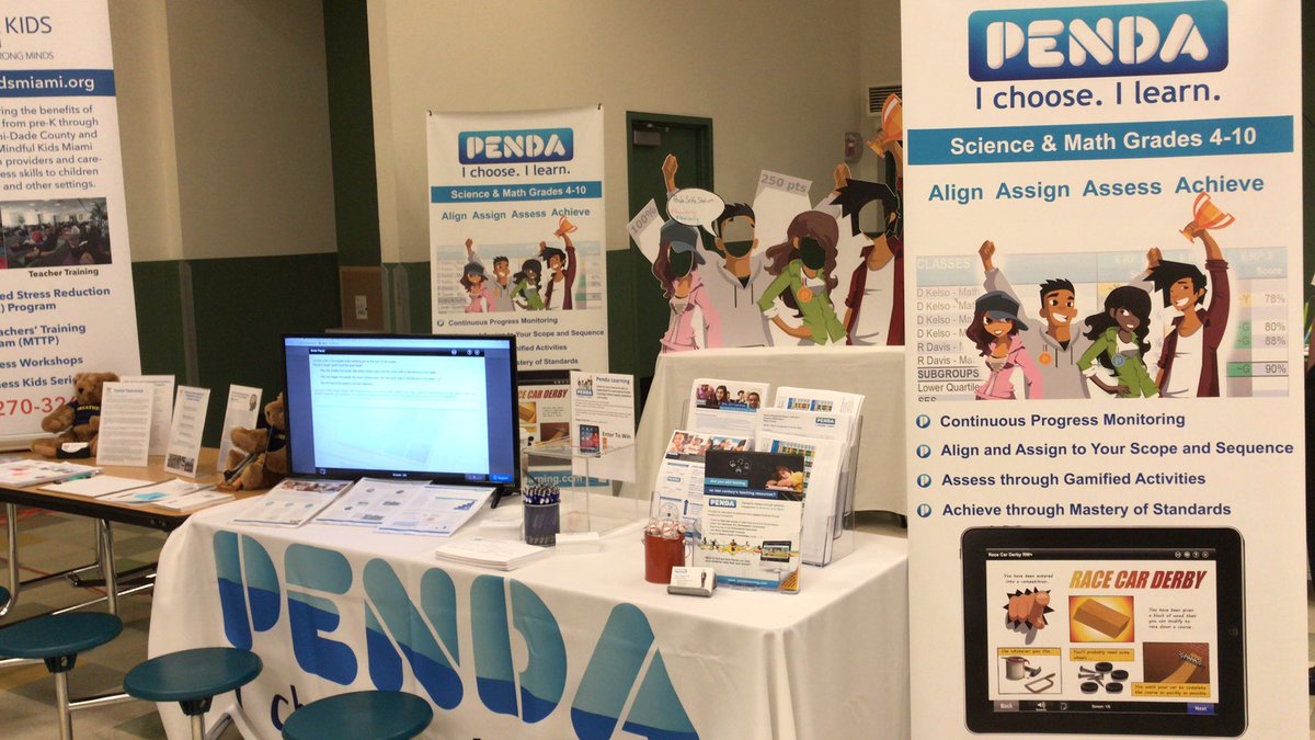 PendaLearning's tweet image. Attending @SynergyMDCPS ? Be sure to stop by Penda Learning‘s table for your chance to win an Apple iPad. Come learn about Penda’s science intervention gaming platform for students in grades five through high school biology. #PendaLearning #ScienceIntervention