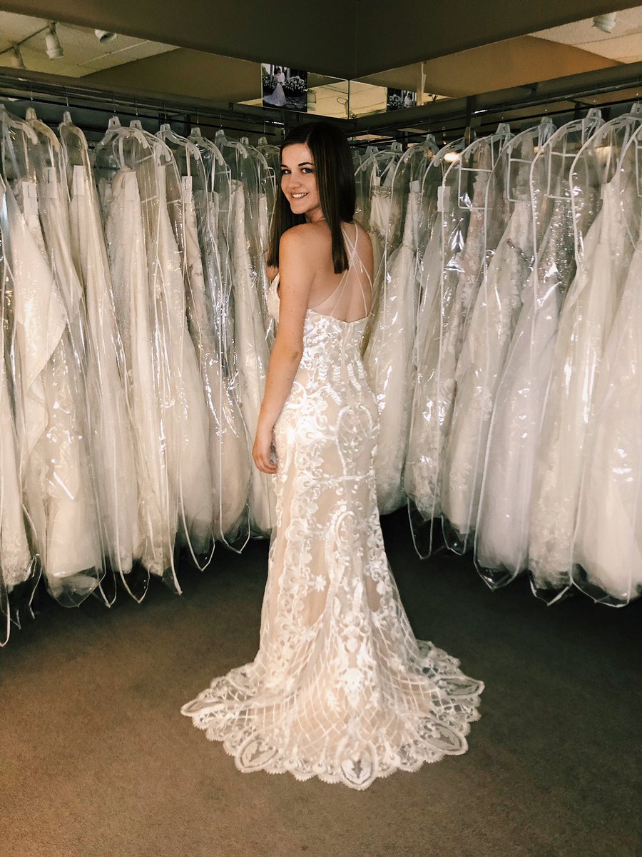 bridalpattys's tweet photo. Looking to wear something light but elegant on your wedding day? This nude/ivory gown would be perfect for a beach or summer wedding! ππβοΈπ #pattysbridal #ninacanacci https://t.co/Rvl2SdbEvo