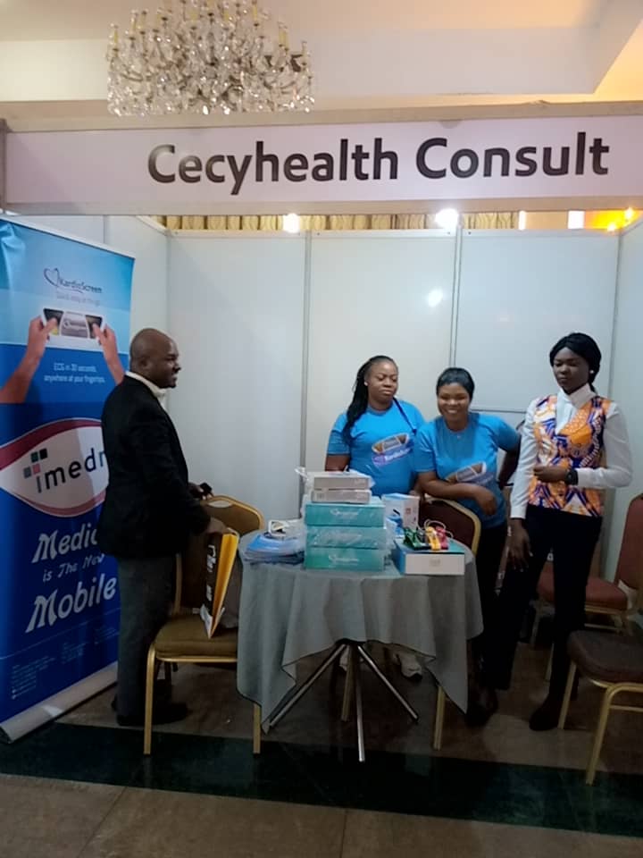 CecyConsult's tweet photo. Today, we were live at the Healthcare Nigeria conference 2019, Oriental Hotel VI. Lagos.
#Kardioscreen
#CecyHealthConsult
#ProvidingHealthcareSolutions https://t.co/KFjldeVlMG