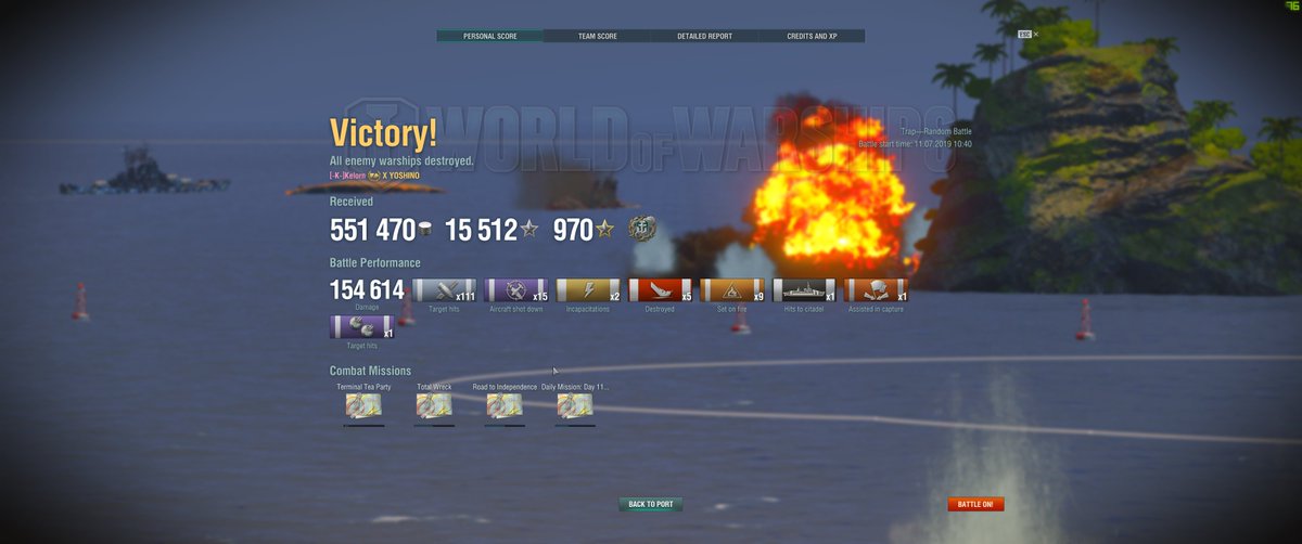 WarshipsPodcast's tweet photo. This is such a fun and powerful ship... can't help but love it! Yoshino4lyfe @WorldofWarships https://t.co/pOLVTGJdYj