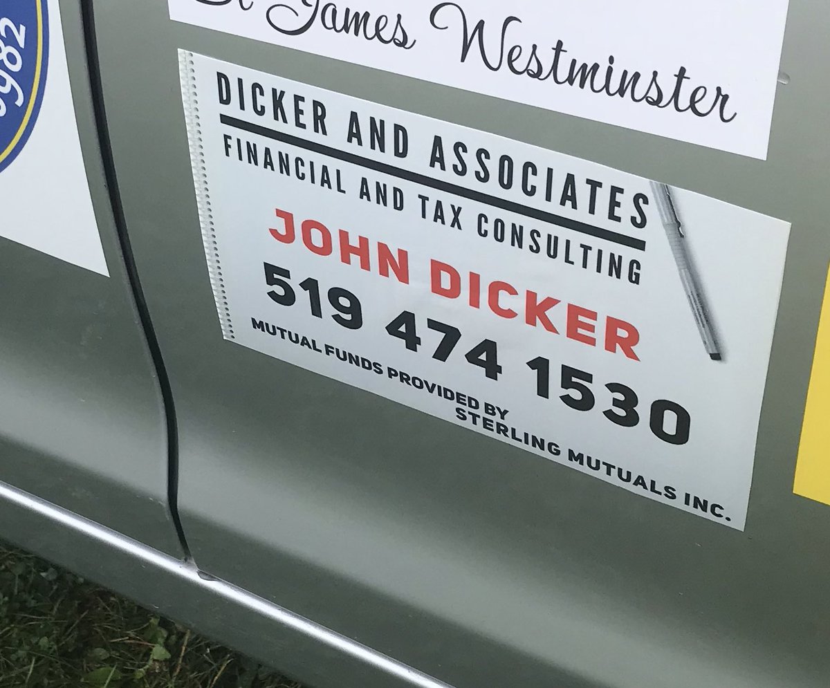 itsjustkevy's tweet photo. The @55hoursforhope βs #Hopemobile is getting a little more glammed up with the addition of Dicker and Associates logo. They are one of our Bronze $1000 sponsors.
#SupportFromEssexCounty
@AnovaFuture
@Jesses_Journey
@StAidansLondon https://t.co/q0hpiYK08Q