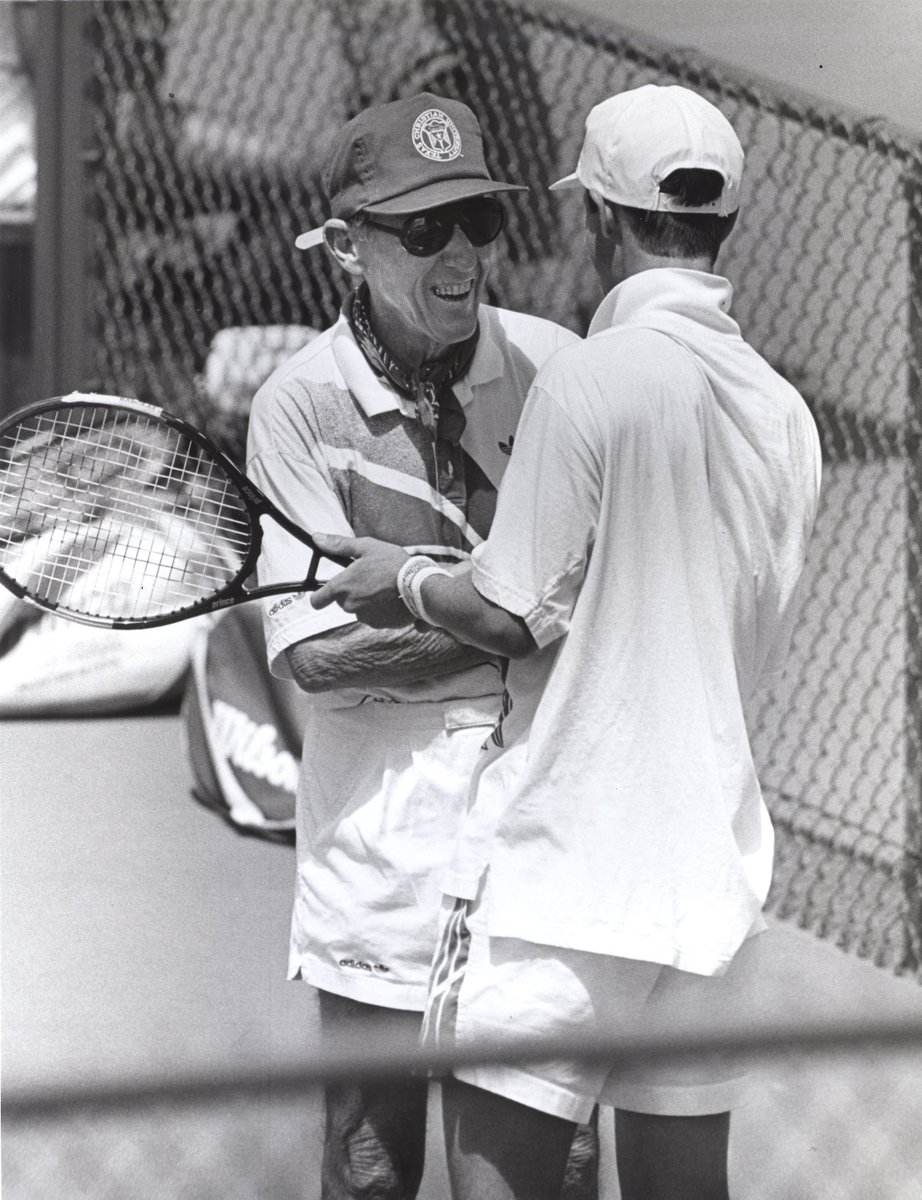 It is with heavy hearts that we say goodbye to TCU coaching legend, Bernard "Tut" Bartzen.

"It would be hard to find a tennis family in Fort Worth that wasn’t touched by the leadership, mentoring and passion of Coach Tut. He will be very missed." - David Roditi