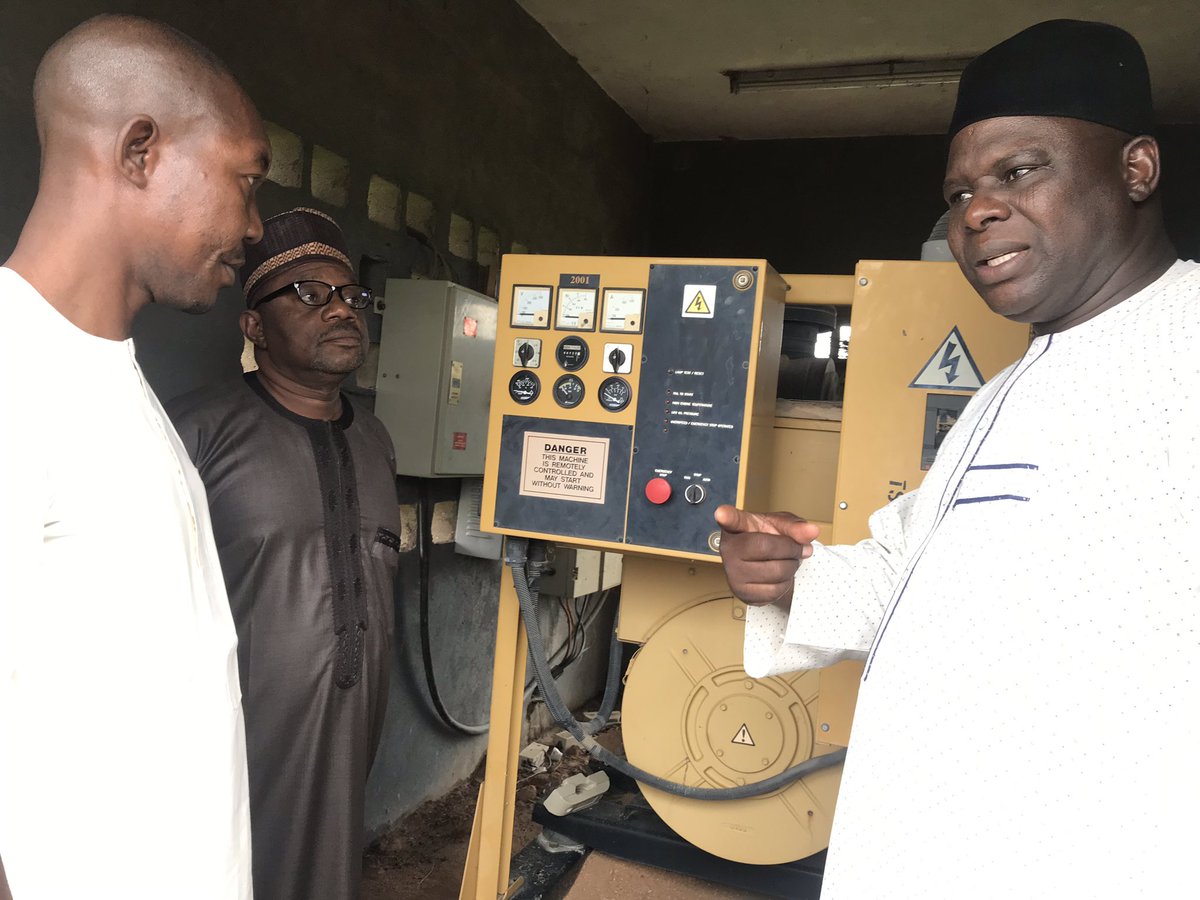 TSericc's tweet photo. The ES SPHCDA together with the PM EDM and Accountant SOML inspecting the walk-in cold rooms and the generator back up. For technician to give report on workability of the generator &amp; fuelling by Monday. https://t.co/oq5mALCgb2