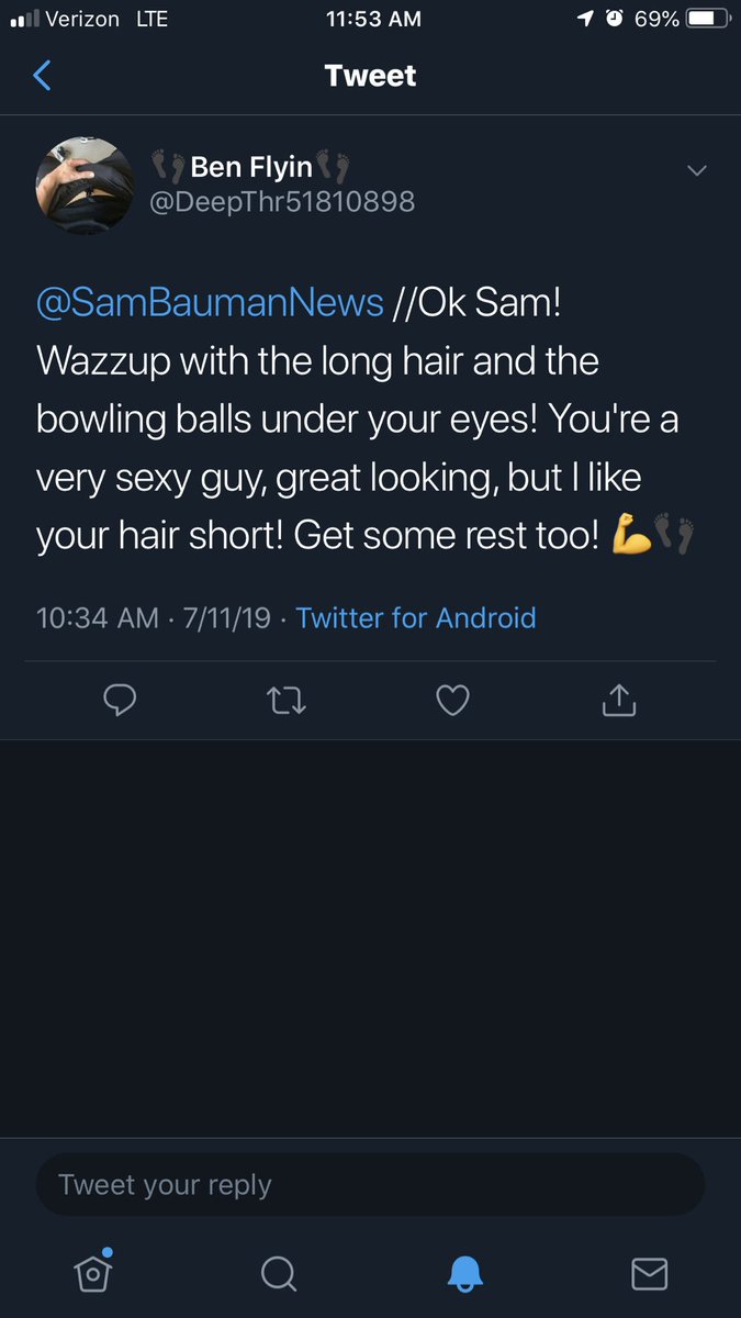 sammybauman's tweet photo. Always nice to get honest deep insightful feedback from real concerned viewers 😑
#ThanksForWatching https://t.co/4gHQdwmjMj