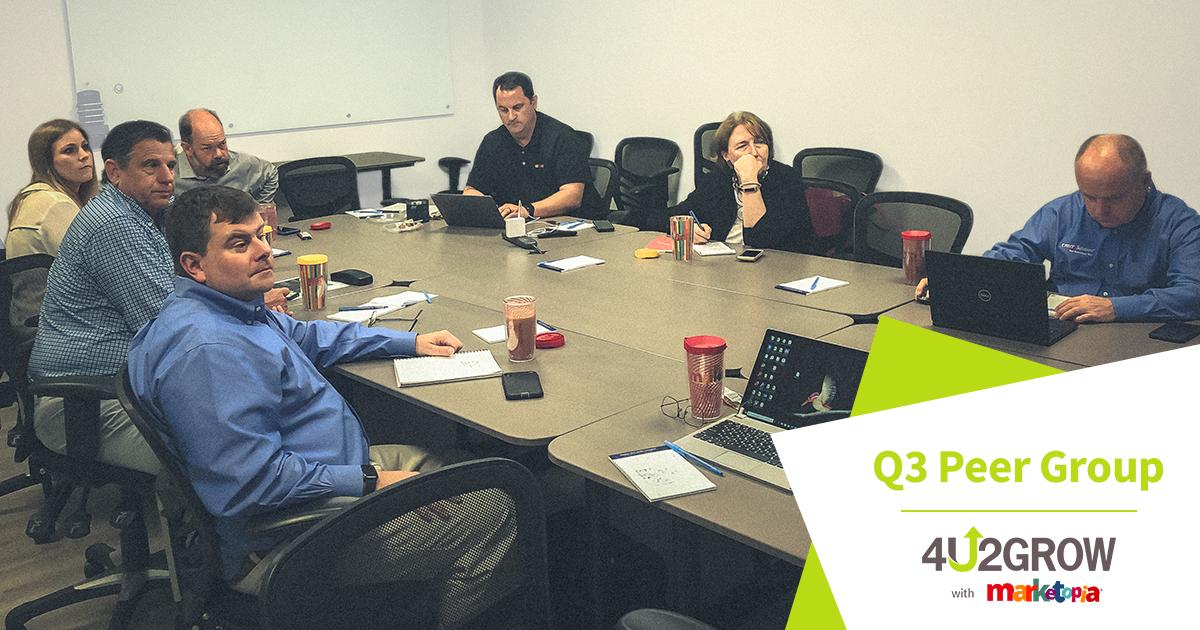 4u2grow's tweet photo. Every quarter, we host an on-site peer group for members of our 4u2grow community. This is a time where MSP owners are able to share experiences, network and come together to help eachother meet their goals. This quarter, we have 5 clients in attendance. https://t.co/ovTXv3VOOe https://t.co/khV9xUw0qn