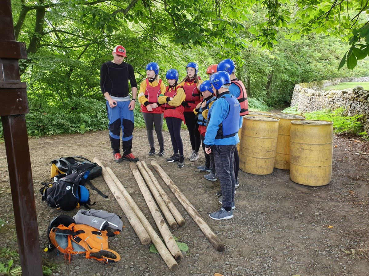 Raft building and sailing #summerofrisk