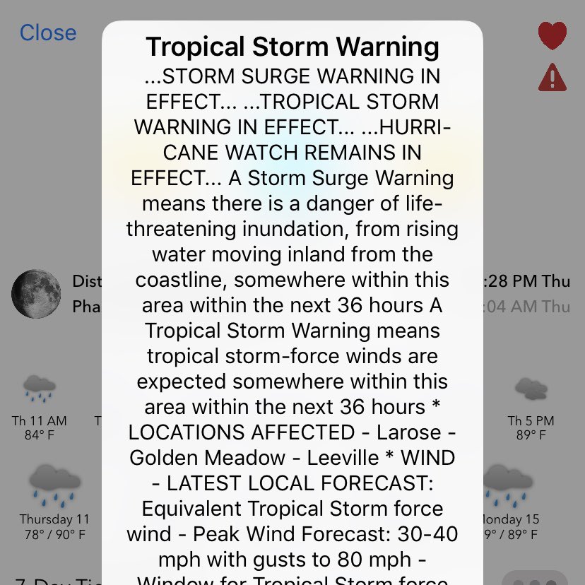 revolvelabs's tweet photo. 🌊#Barry looks scary ⛈ Help keep ahead of Tropical Storm Barry with Tidecast, the free app for tides and coastal weather at https://t.co/gQYoNJTuNh https://t.co/JRNKi0bbXn